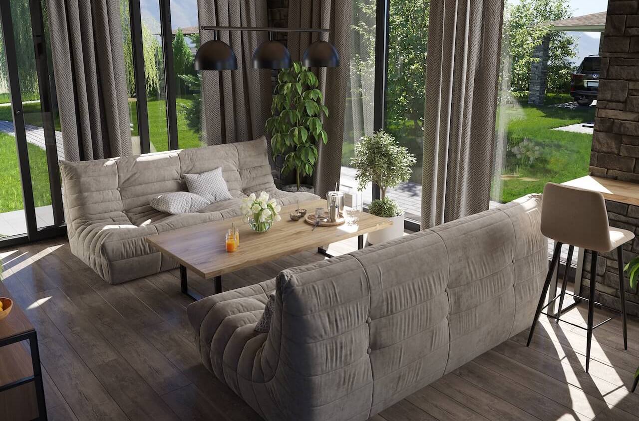 Бежевый диван в интерьере: как выбрать и с чем сочетать