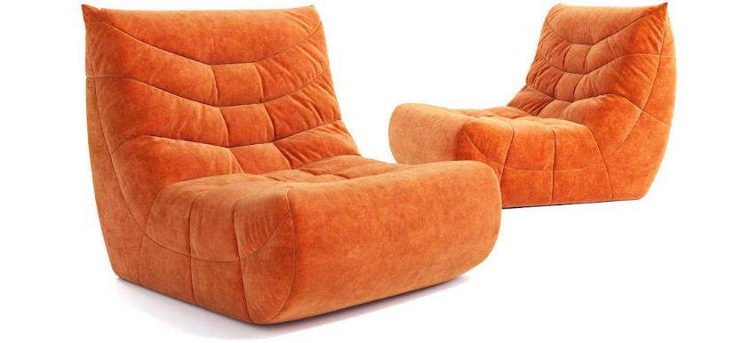 Бескаркасное кресло Смайл от Gliver 