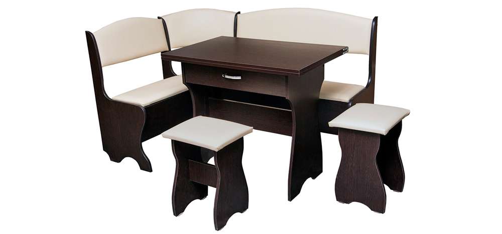 кухонный уголок с мягкой частью менее 5 см