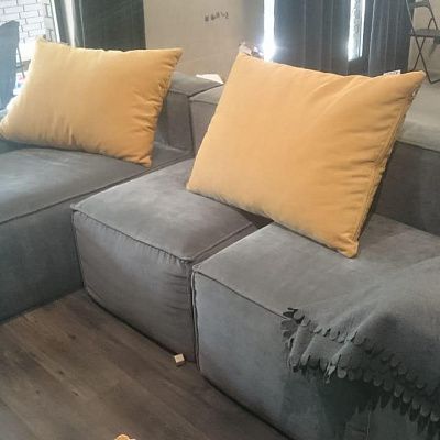 Отзыв о  модульном диване от Гливер Фото в интерьере и оценка 5/5.