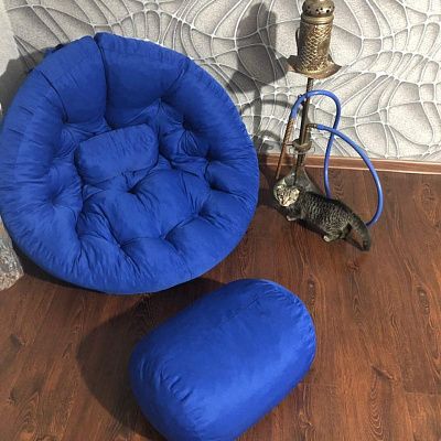 Где купить комплект кресло с пуфом? Отзыв о качестве и выгодной покупке с фото. 5 звезд.