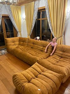 Обустройство лаундж зон в квартире. Качественные низкие диваны. Отзыв о преобразовании пространства с фото. 5/5.