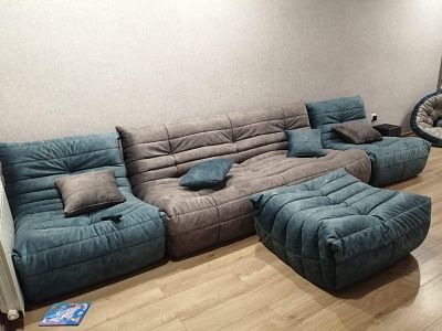 Необычный дизайн дома с бескаркасной мебелью: отзыв. Фото интерьера. Рейтинг 5 звезд.