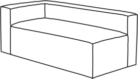 Модуль диван Фри угловой 104