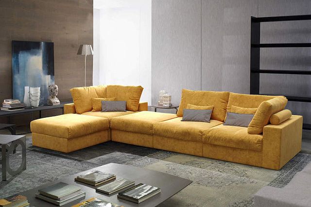 Стандартные размеры диванов-23, Мягкий диван Элизиум