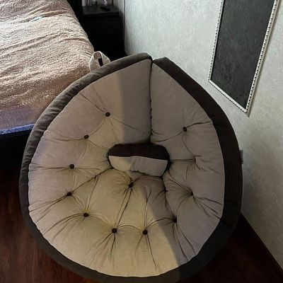 Напольные кресла без каркаса. Отзыв с фото и рейтингом 5 звезд.