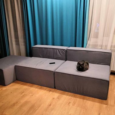 Купить модули дивана отдельно: отзыв о выборе. Фото процесса сборки. Рейтинг 5/5.