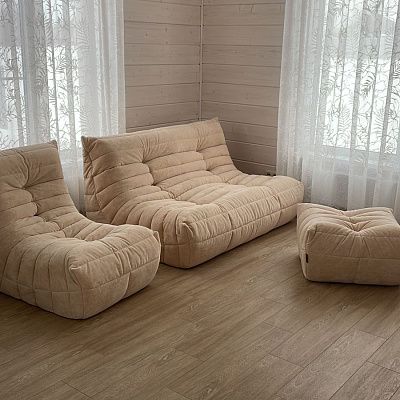 Мягкая мебель в лаунж формате. Отзыв о комфорте и современном дизайне с фото. 5/5.