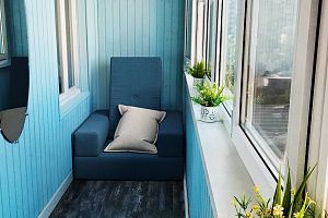 Диван трансформер Кубис из велюра на балкон 