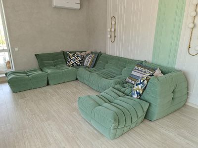 Мягкая мебель для домашнего кинотеатра: отзыв о комфорте просмотра. Фото зоны отдыха. 5 звезд.