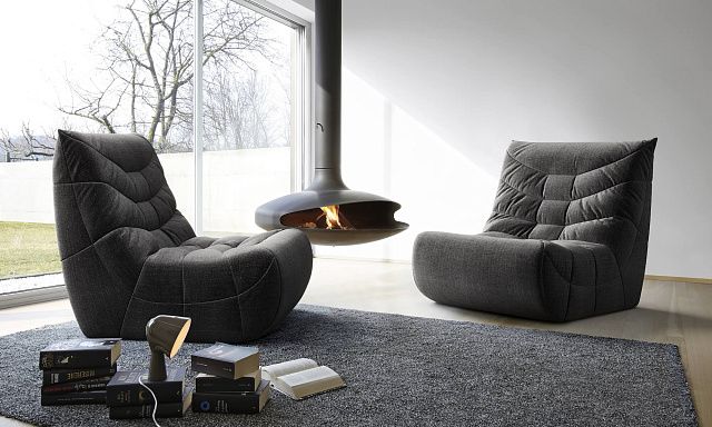 Очень легкие бескаркасные кресла Гливер