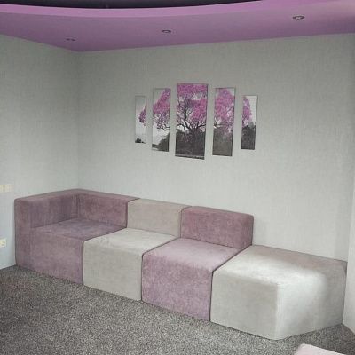 Купили модули для дивана отдельно: отзыв о экономии. Фото готового решения. 5/5.