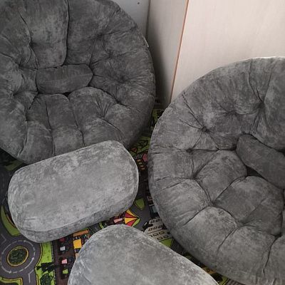 Напольные кресла без каркаса. Отзыв с фото и рейтингом 5 звезд.