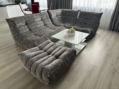 Бескаркасная мягкая мебель для современной квартиры. Отзыв с фото и оценкой 5/5.