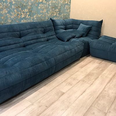 Модульные бескаркасные диваны для просторных гостиных: отзыв с фото. 5/5