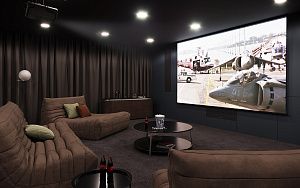 Легкий диван ДеФранс для домашнего кинотеатра, бескаркасный диван нового поколения, на заказ с доставкой по России