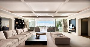 Диван в минималистичном стиле Элизиум, бескаркансый диван по технологии ФОАМ от Гливер