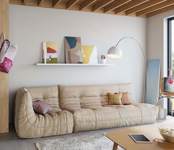 Диван ДеФранс прямой четырехместный - 1