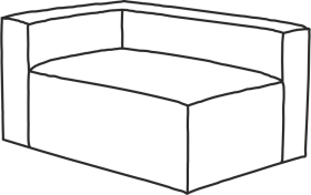 Модуль диван Фри угловой 103