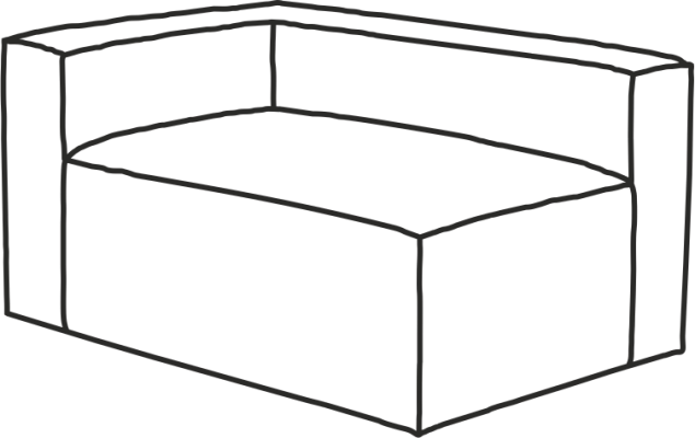 Модуль диван Фри угловой 103