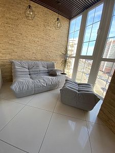 Лаунж хоум: бескаркасная мебель для уютного дома. Отзыв с фото в интерьере. Оценка 5 звезд.