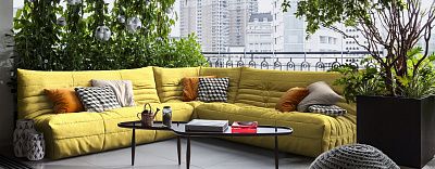 Как выбрать угловой диван-22, Угловой диван ДеФранс для веранды и лоджии