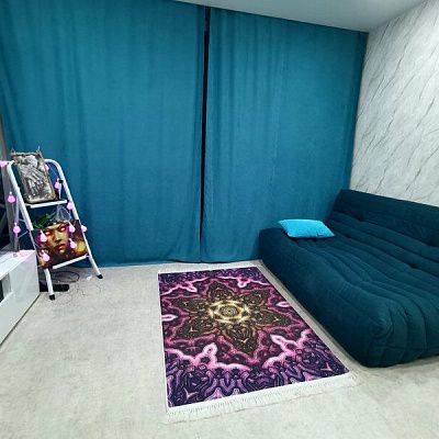 Мягкий бескаркасный диван для ежедневного отдыха. Отзыв с фото и рейтингом 5 звезд.