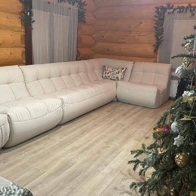 Угловые модули для дивана: отзыв о вариативности сборки. Фото в интерьере. 5 звезд.