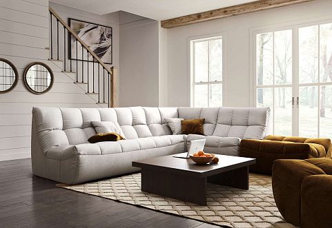 Комплект диванов ДеИтали для большой компании в квартиру или загородный дом