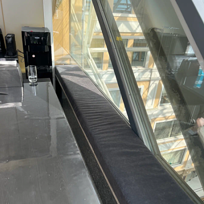 Супер длинный матрасик на подоконник для зоны отдыха в офисе. Отзыв и рекомендация от клиента Гливер.