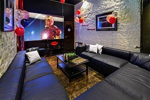 Комплект диванов Фри из экокожи для больших компаний 