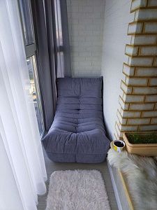 Купить кресло для балкона: отзыв о уличной мебели. Фото на лоджии. 5 звезд.