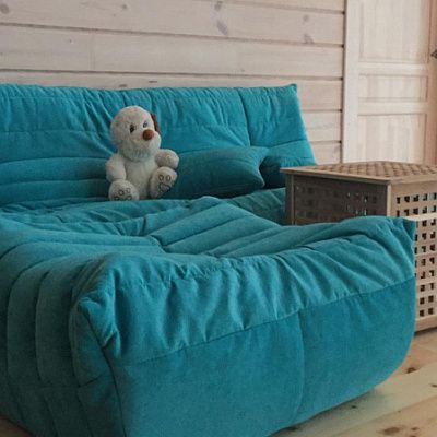 Бескаркасная мягкая мебель для современной квартиры. Отзыв с фото и оценкой 5/5.