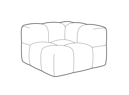 Диван Квадро угловой 2 секции