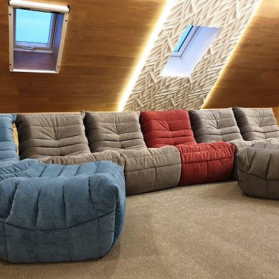 Пуф для ног к креслу: отзыв о эргономике. Фото и оценка 5/5.