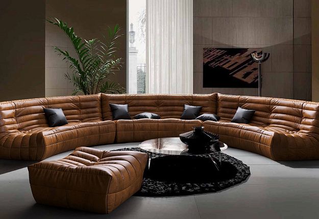 Бескаркасный диван ДеФранс из экокожи 