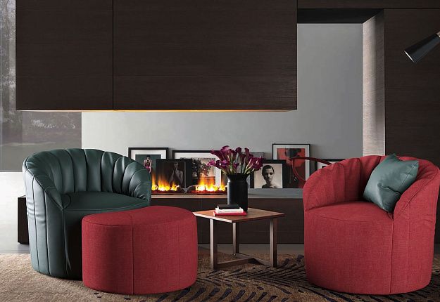 Кресло Шелл для лаунж зоны, бескаркасные кресла в современном дизайне