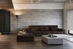 Стильный и современный бескаркасный диван Элизиум из экокожи 