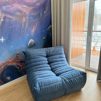 Бескаркасные кресла: сиденья как в настоящем кинотеатре. Отзыв о качестве. Фото домашнего кинозала. 5 звезд.