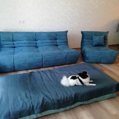 Купили очень мягкий диван для релакса. Отзыв с фото и оценкой 5/5.