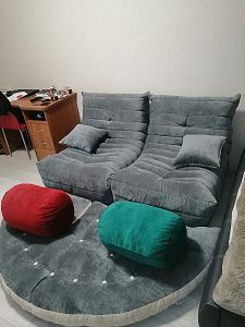 Мягкая бескаркасная мебель для полного релакса. Отзыв с фото и рейтингом 5 звезд.