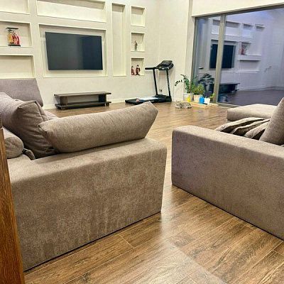 Модульный бескаркасный диван собран под заказ: отзыв с фото и рейтингом 5 звезд