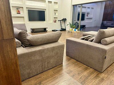 Модульный бескаркасный диван собран под заказ: отзыв с фото и рейтингом 5 звезд