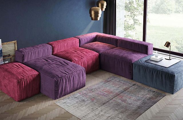 Как правильно выбрать цвет для интерьера-5, Диван Фри для гостиной  