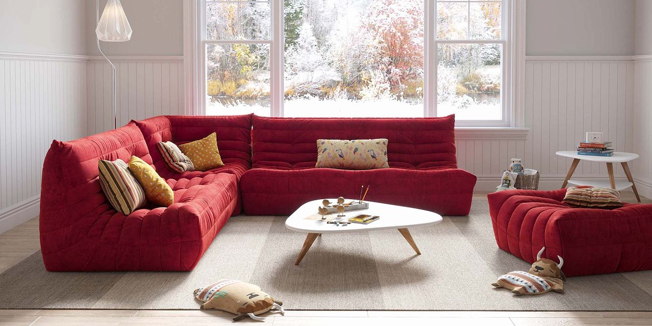 Диван в интерьере детской-13, диван ДеФранс в интерьере детской