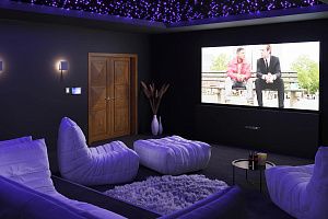 Белые диваны ДеФранс для домашнего кинотеатра, эргономика, с поддержкой тела, любого размера, на заказ