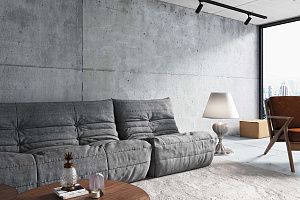 Диван ДеФранс серого цвета