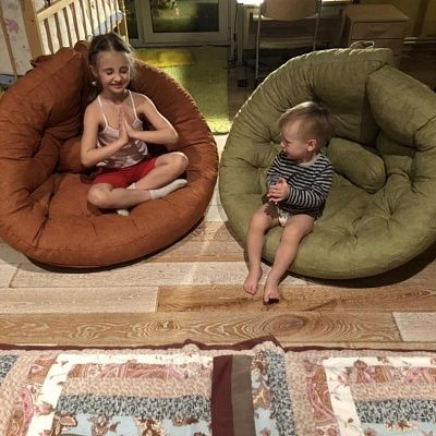 Напольные кресла без каркаса. Отзыв с фото и рейтингом 5 звезд.