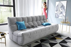 Серый трехместный диван ДеИтали для гостиной от Gliver