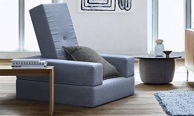 Кресло в интерьере гостиной-16, Мягкое кресло-трансформер Кубис от Gliver